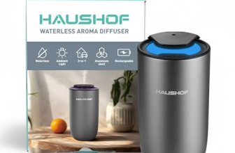 HAUSHOF Waterless Essential Oil Diffuser for Home & Car