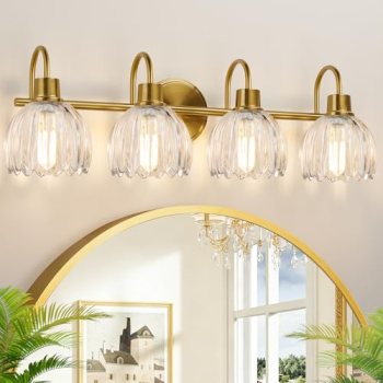 4-Light Bathroom Light Fixtures