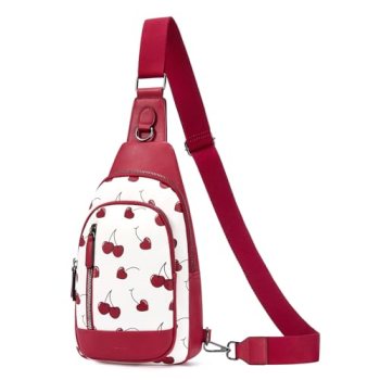 CLUCI Cherry Crossbody Bags for Women Men