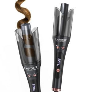 LANDOT Automatic Rotating Curling Iron 1-Inch