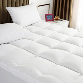 TESIONE King Mattress Topper – Extra Thick Mattress Pad Cover