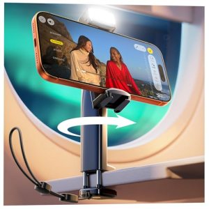LISEN Airplane Travel Essentials (LED) Phone Stand Holder for Desk Cruise Ship E