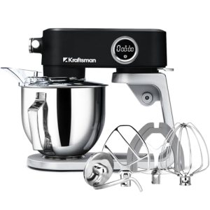 Kraftsman All Metal Stand Mixer 5.3 Quart with 4 Stainless Steel Attachments