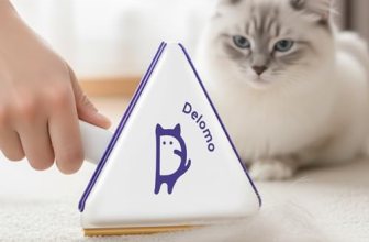 Multi-Use Pet Hair Removal Tool: DELOMO Handheld Fur Rake Scraper