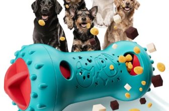 knitly Interactive Dog Toys, Adjustable Treat Dispensing Toy to Keep Them Busy