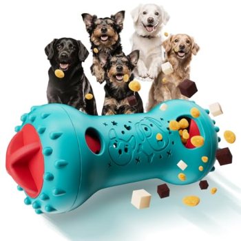 knitly Interactive Dog Toys, Adjustable Treat Dispensing Toy to Keep Them Busy