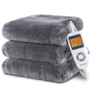 RAINOVA Heated Blanket, Electric Blanket-50”x60”