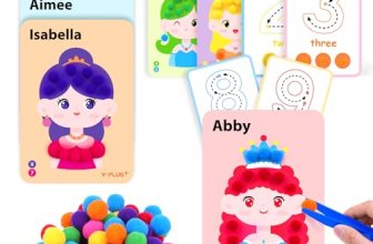 YPLUS Pom Poms Arts and Crafts Kit for Kids