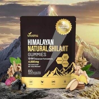 VivoNu Shilajit* Gummies,Pure Himalayan* micronutrient Supplement