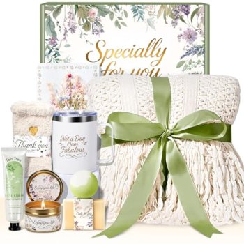 Birthday Gifts for Women, Gift Basket Self Care Gifts for Her