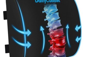DailyCuddles Lumbar Support Pillow for Office Chair Back Support