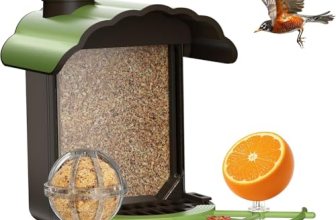 Centvicam Wild Bird Feeders for Outdoors: Humming Bird Feeder with 4 in 1 Food T