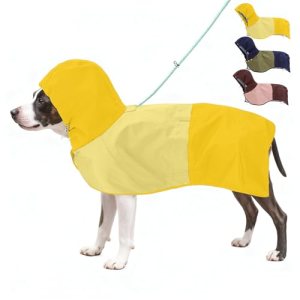 AOKOWN Waterproof Dog Raincoat with Hood