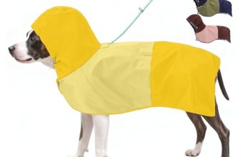 AOKOWN Waterproof Dog Raincoat with Hood