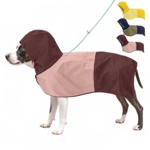AOKOWN Waterproof Dog Raincoat with Hood