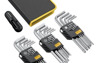 AMTOVL 27PCS Allen Key Set – Metric & SAE Wrench Set