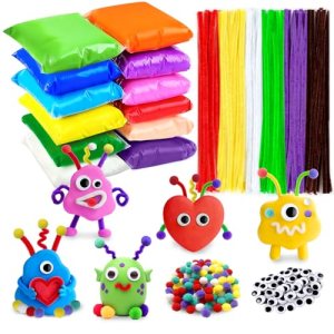 DIY Air Dry Clay Kit Party Favors for Kids-Pack of 1.05-Ounce Modeling Clay Craf