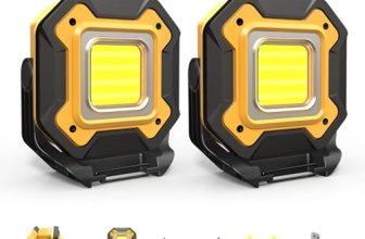 CedarAce 2 Pack Rechargeable LED Work Light