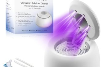 Ultrasonic Retainer Cleaner for Aligners & Dentures
