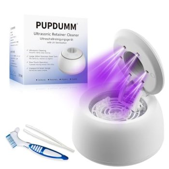 Ultrasonic Retainer Cleaner for Aligners & Dentures