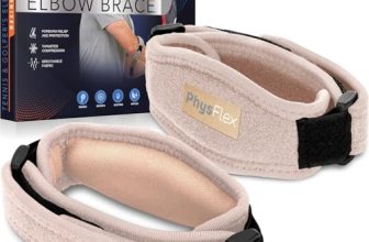 PhysFlex 2-Pack Elbow Brace for Men & Women