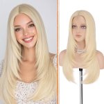 Haloo Blonde Wig with Curtain Bangs