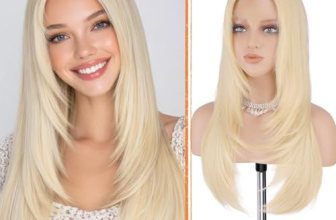 Haloo Blonde Wig with Curtain Bangs