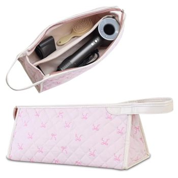 GISMTR Large Quilted Hair Tools Travel Bag