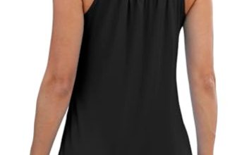 NIASHOT Womens Workout Tops Racerback Long Tank Top Flowy Running Muscle Tanks S