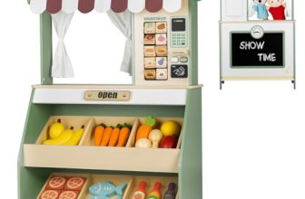 DREAM BUILDING Kids Grocery Store Pretend Play