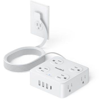 6.5Ft Power Strip with Surge Protector