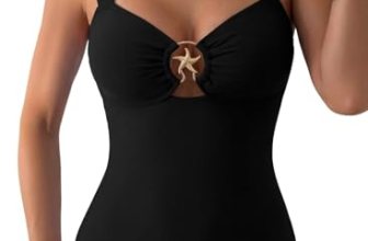 Herseas One Piece Bathing Suit for Women 2026 Modest Tummy Control Swimsuits Swe