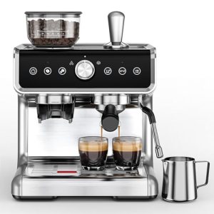 EUHOMY Espresso Machine with Grinder