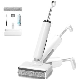 Wet Dry Vacuum Mop, 180°Lay-Flat Cordless Vacuum Mop All in One