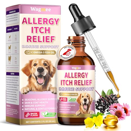 Wagmee Allergy Relief Drops for Dogs