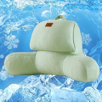 Amélie Home Premium Cooling Waffle Reading Pillow