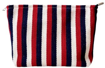Color Striped Makeup Bag for Women