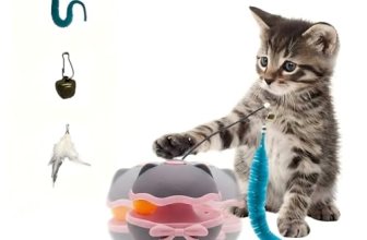 DFQ Interactive Cat Feather Toys