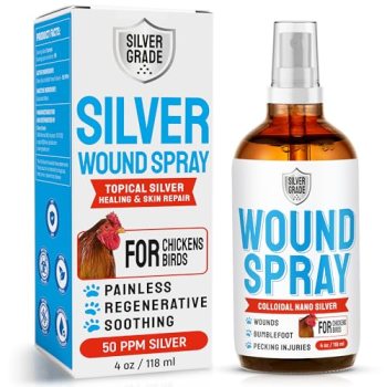 SILVER GRADE Wound Spray for Chicken from Birds & Chicken Antibiotics Alternativ