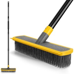 Heavy Duty Broom Wire Floor Scrub Brush with Long Handle