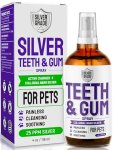SILVER GRADE Teeth & Gum Dog Breath Spray for Pets Mouth