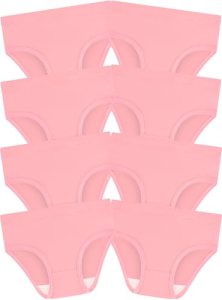 BliBliTaTa Girls’ Underwear,Soft Cotton Tagless Panties for Toddlers’ & Little K