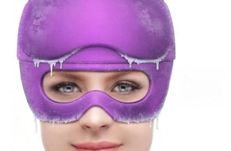 2 in 1 Migraine Relief Cap with Gel Eye Mask