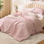 BEDELITE Blush Pink Queen Comforter Set