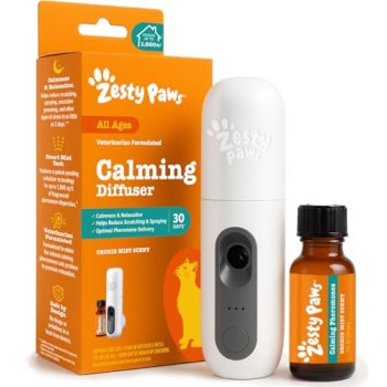 Zesty Paws 30 Day Cat Pheromones Calming Diffuser Plug-in Starter Kit
