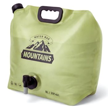 CoreMuse Camping Water Container 2 Gallon Collapsible Water Jug with Spout