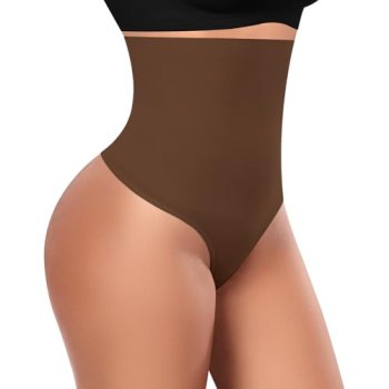 Werena Thong Shapewear Tummy Control Shaper Underwear for Women Seamless Compres