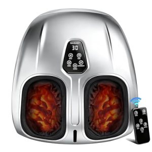 Musugy Foot Massager, Shiatsu Foot Massager Machine with Heat & Vibration & Comp