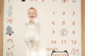 1.3″ Thick Playmat for Floor, 50 x50 Monthly Milestone Mat