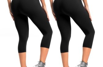 Leafigure 2-Pack Capri Leggings for Women